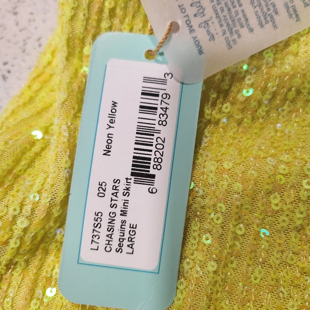 Luli Fama Chasing Stars Sequin Skirt - Picture 11 of 12